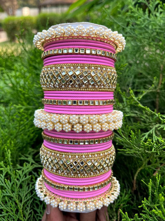 Designer Chudla Kada With Kundan Bangles Set 2 Wholesale Shop In Surat
